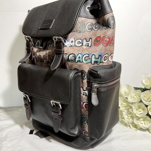 coach Coach X Mint + Serf Sprint Backpack In Signature Canvas CL951 - Picture 2 of 8